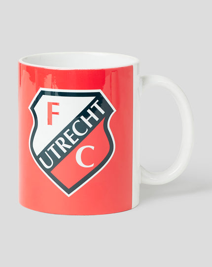 FC Utrecht Clubwapen Gestreepte Mok