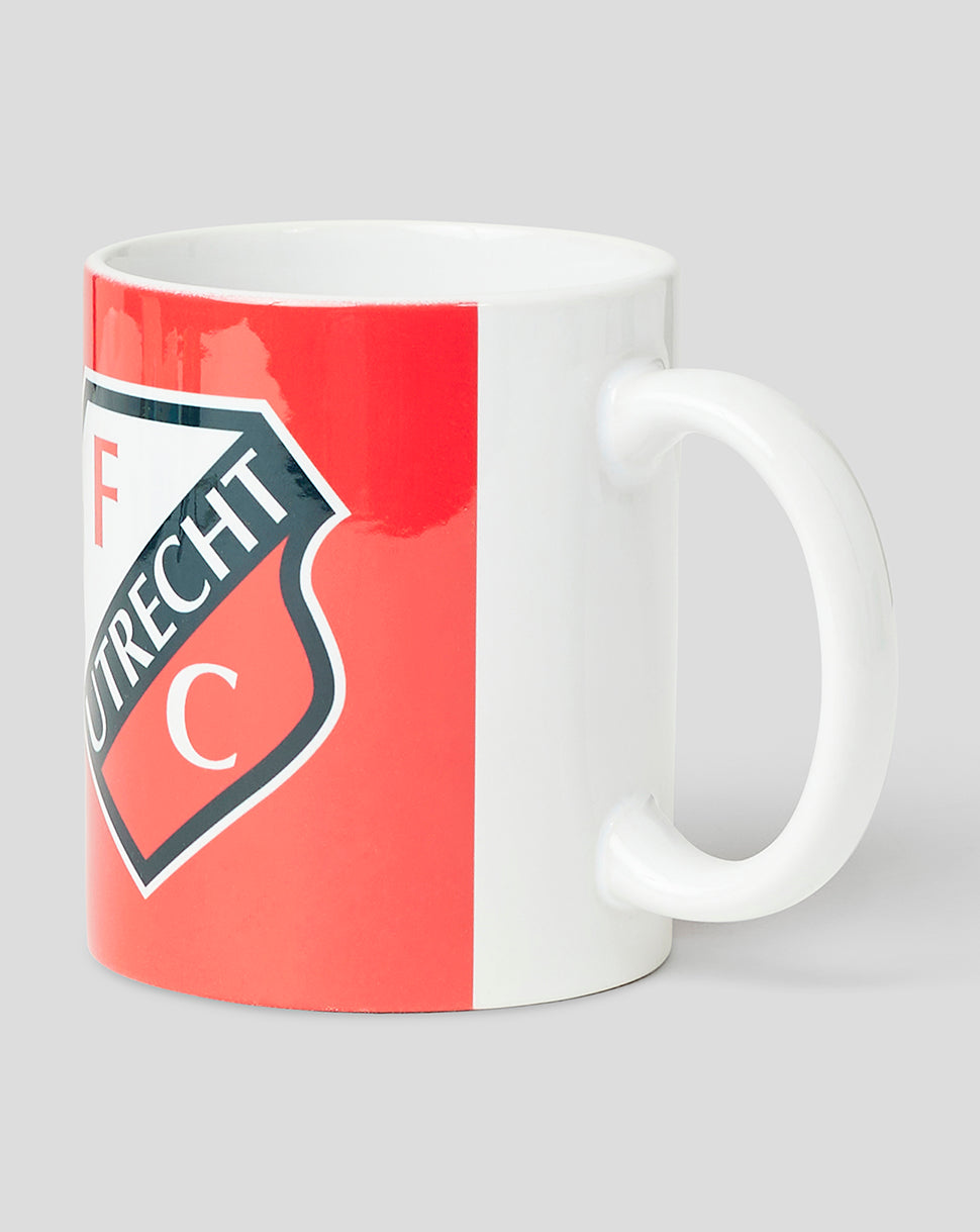 FC Utrecht Clubwapen Gestreepte Mok