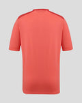 Back view of coral pink FC Utrecht training T shirt