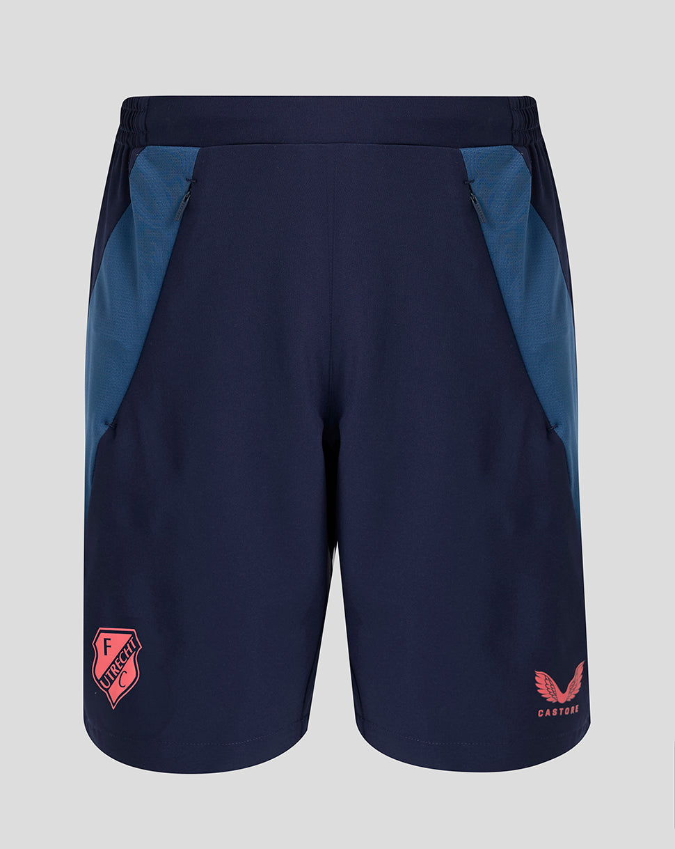 FC Utrecht Training 26/27 Short Met Zakken - Junior - Marineblauw