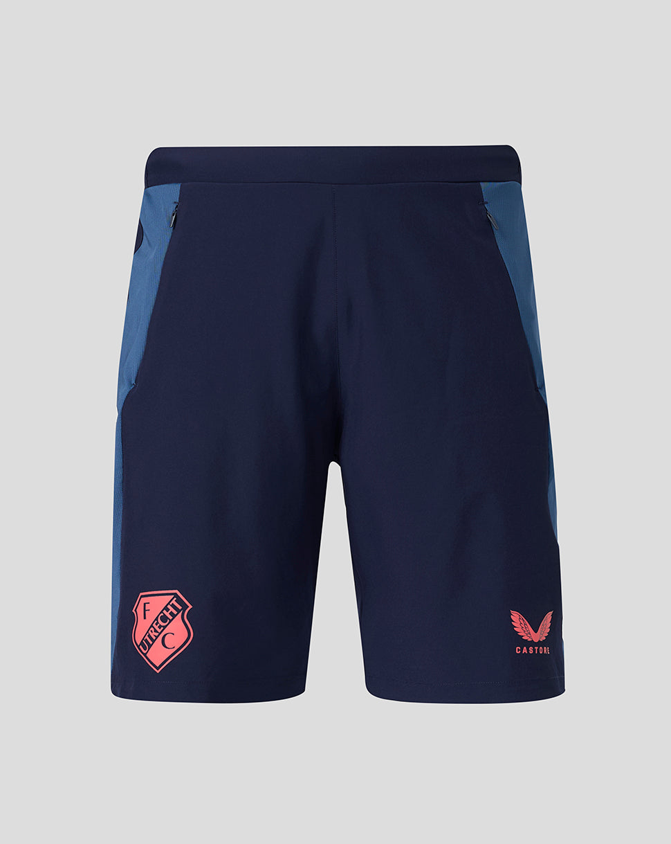 FC Utrecht Training 26/27 Short Met Zakken - Mannen - Marineblauw
