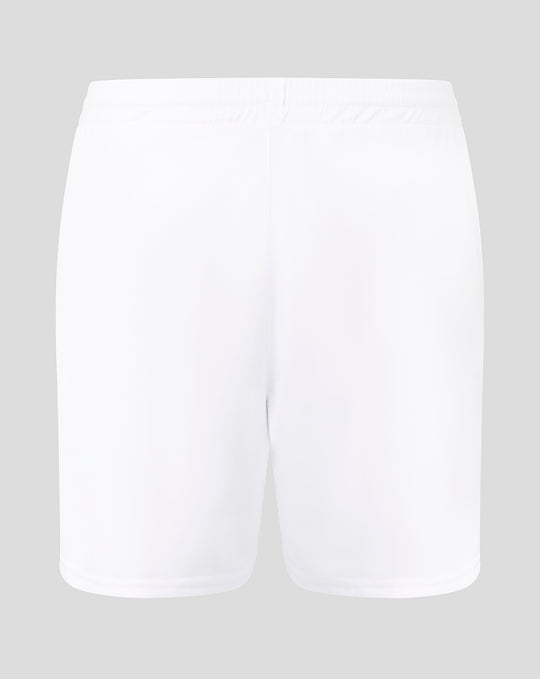 Back view of white FC Utrecht third shorts with clean design and minimal stitching
