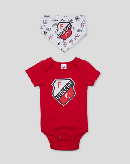 FC UTRECHT BABY SET (VEST & SLABBETJE)