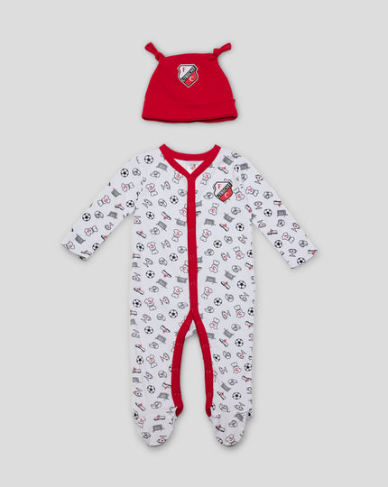 FC UTRECHT BABY SET (ROMPERTJE & MUTSJE)