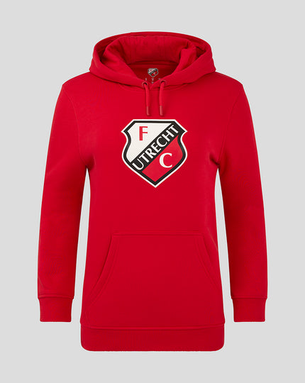 FC UTRECHT CORE HOODY - VROUWEN - ROOD