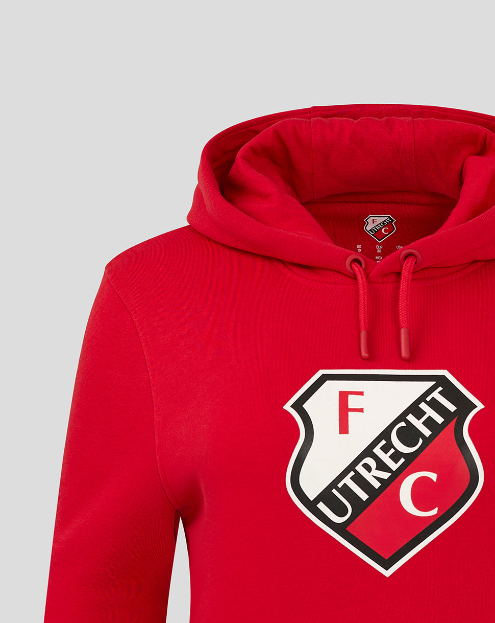 FC UTRECHT CORE HOODY - VROUWEN - ROOD