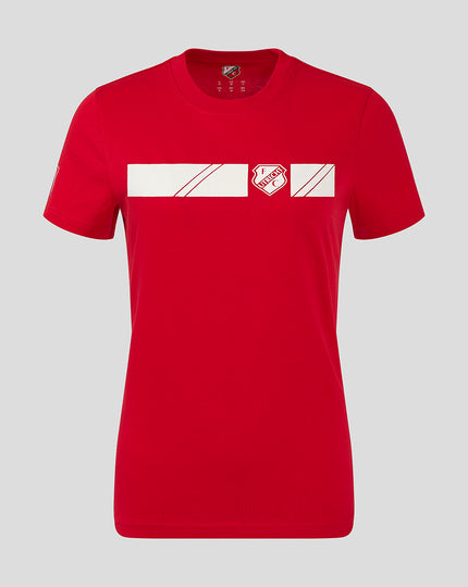 FC UTRECHT CLASSIC COTTON T-SHIRT - VROUWEN - ROOD