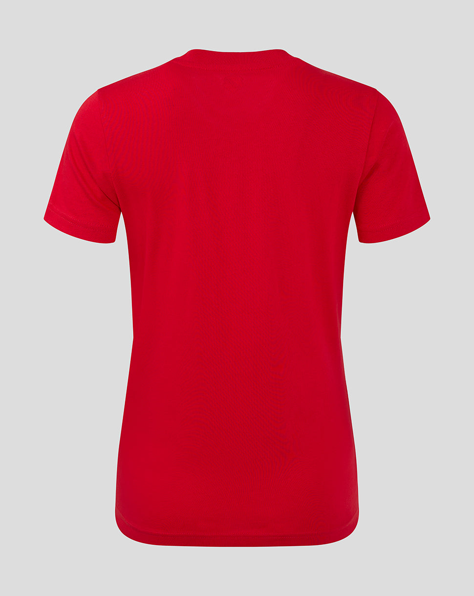 FC UTRECHT CLASSIC COTTON T-SHIRT - VROUWEN - ROOD