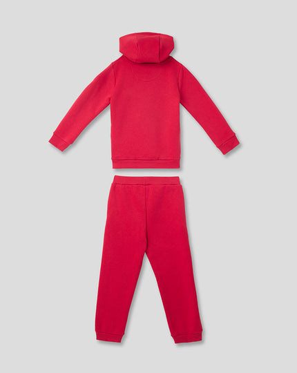 FC UTRECHT LIFESTYLE HOODY EN JOGGINGBROEK - KINDEREN - ROOD