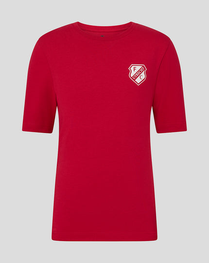 FC UTRECHT CORE LOGO T-SHIRT - JUNIOR - ROOD