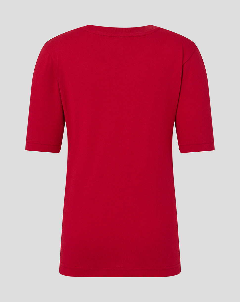 FC UTRECHT CORE LOGO T-SHIRT - JUNIOR - ROOD