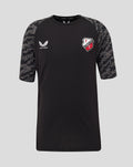Zwart junior FC Utrecht trainings T-shirt met camouflage mouwen en clublogo op de borst