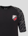 Black FC Utrecht training shirt with grey camo sleeves and club crest on the chest