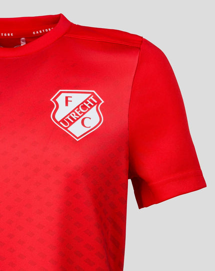 24/25 FC UTRECHT GEOMETRISCH BEDRUKT TRAININGSSHIRT - JUNIOR