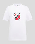 White FC Utrecht core logo junior t shirt with crest on chest