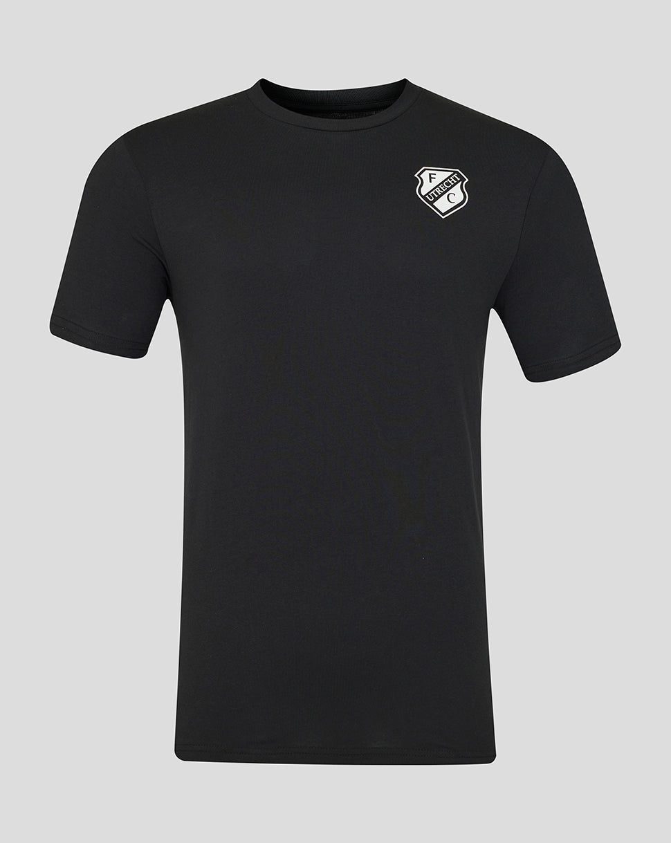 FC UTRECHT CORE LOGO T-SHIRT - MANNEN - ZWART