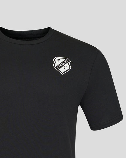 FC UTRECHT CORE LOGO T-SHIRT - MANNEN - ZWART