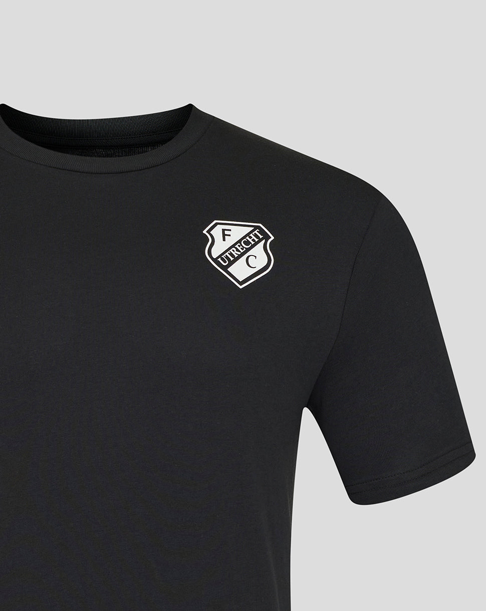 FC UTRECHT CORE LOGO T-SHIRT - MANNEN - ZWART