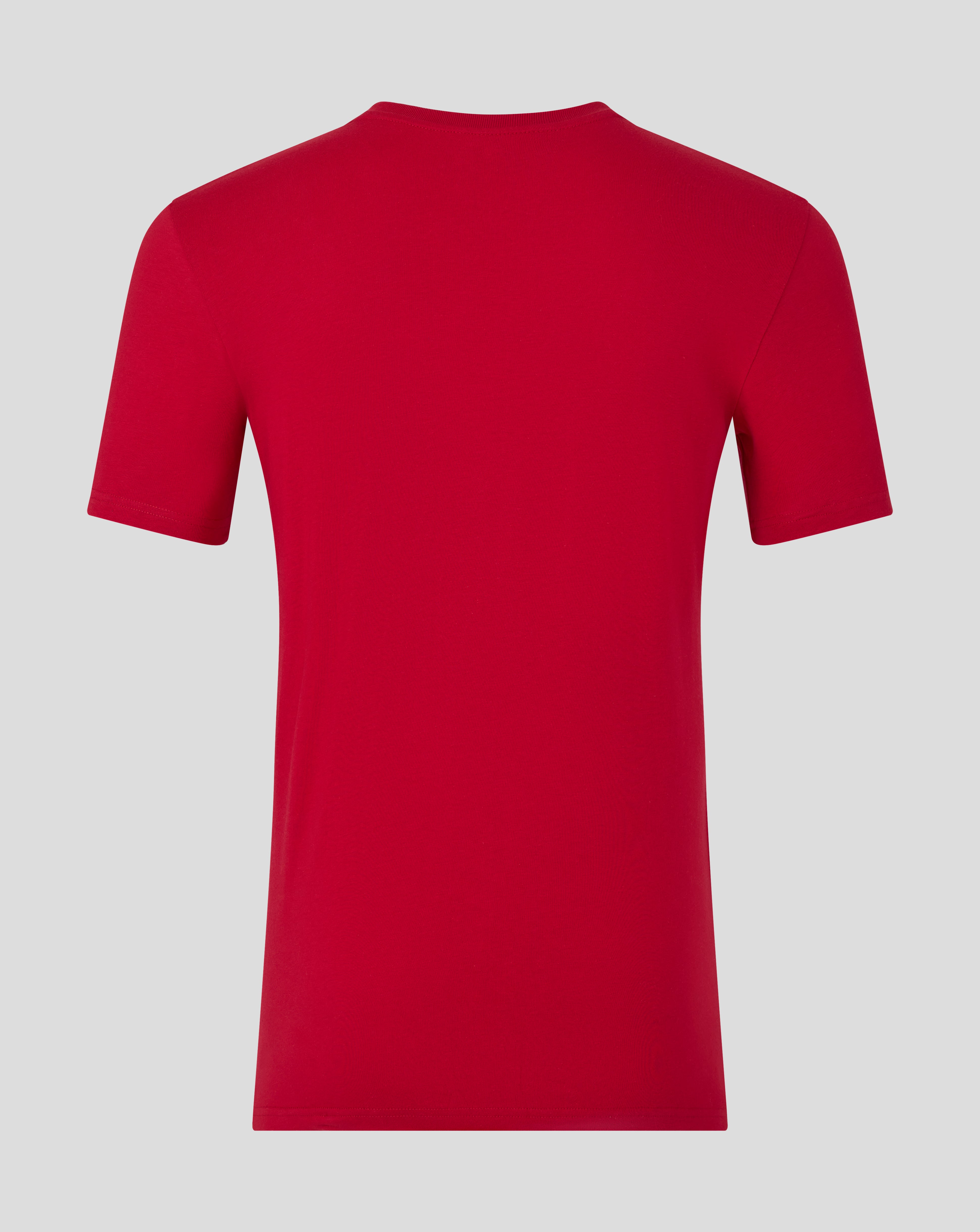 FC UTRECHT CORE LOGO T-SHIRT - MANNEN - ROOD