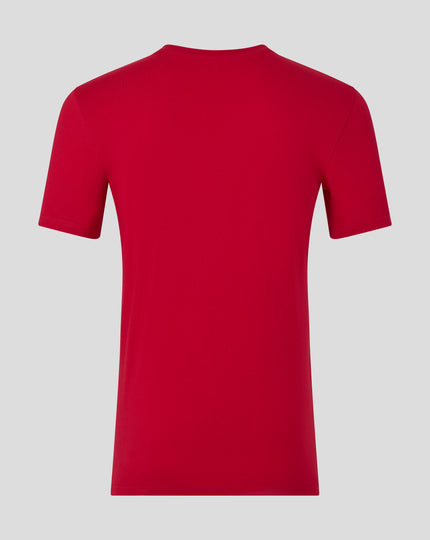 FC UTRECHT CORE LOGO T-SHIRT - MANNEN - ROOD