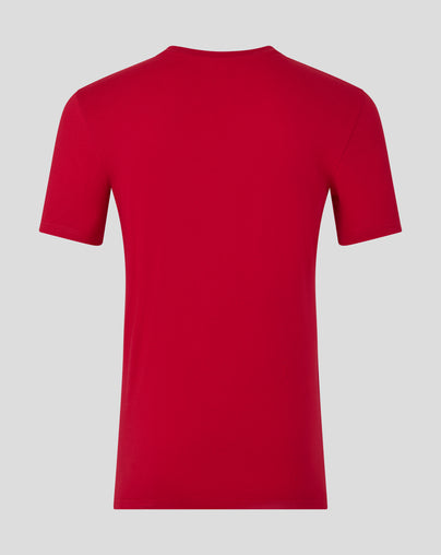 FC UTRECHT CORE LOGO T-SHIRT - MANNEN - ROOD