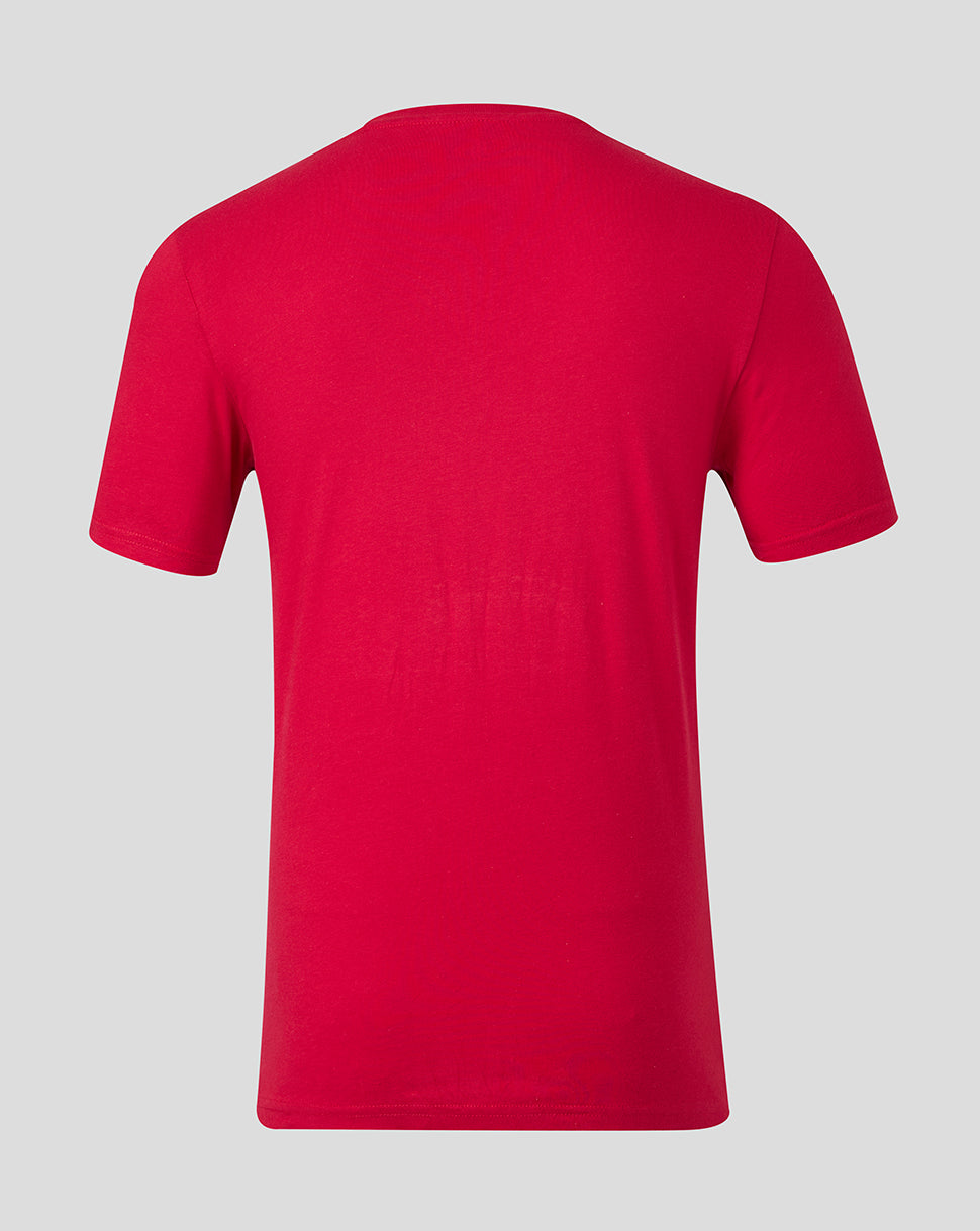 FC UTRECHT LIFESTYLE LOGO T-SHIRT - MANNEN - ROOD