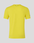 Back view of FC Utrecht keeper shirt 25/26 in bright yellow with short sleeves