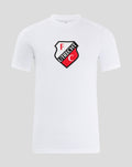 White FC Utrecht core logo t-shirt with crest on chest