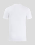 Back view of white FC Utrecht core logo t-shirt