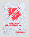 FC Utrecht two piece tea towel set with map background and red club crest