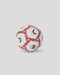 FC Utrecht mini football size 1 viewed from the side with white panels and red black pattern and crest