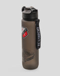 FC Utrecht 1000 ml bottle with strap and closed flip top brown matte finish and stadium graphic